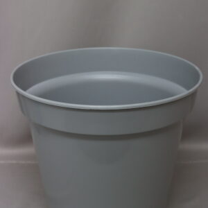 PLASTIC POT GREY 14CM – 38CM