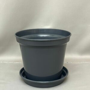 PLASTIC SAUCER ANTHRACITE 14CM – 35CM