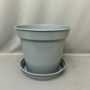 PLASTIC SAUCER GREY 14CM – 35CM