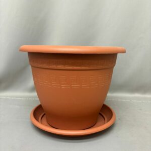 PLASTIC SAUCER SIENA TERRACOTTA 15CM – 33CM